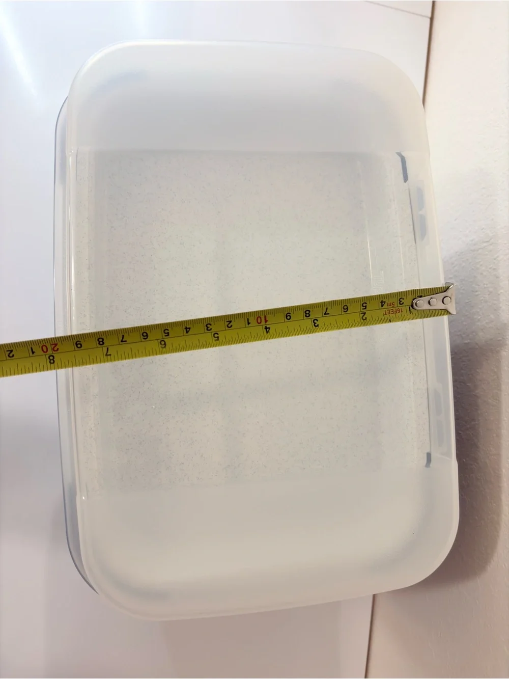 Tupperware Storz-A-Lot / Multi-Keeper Container Dark blue whiteTray & Clear Lid.